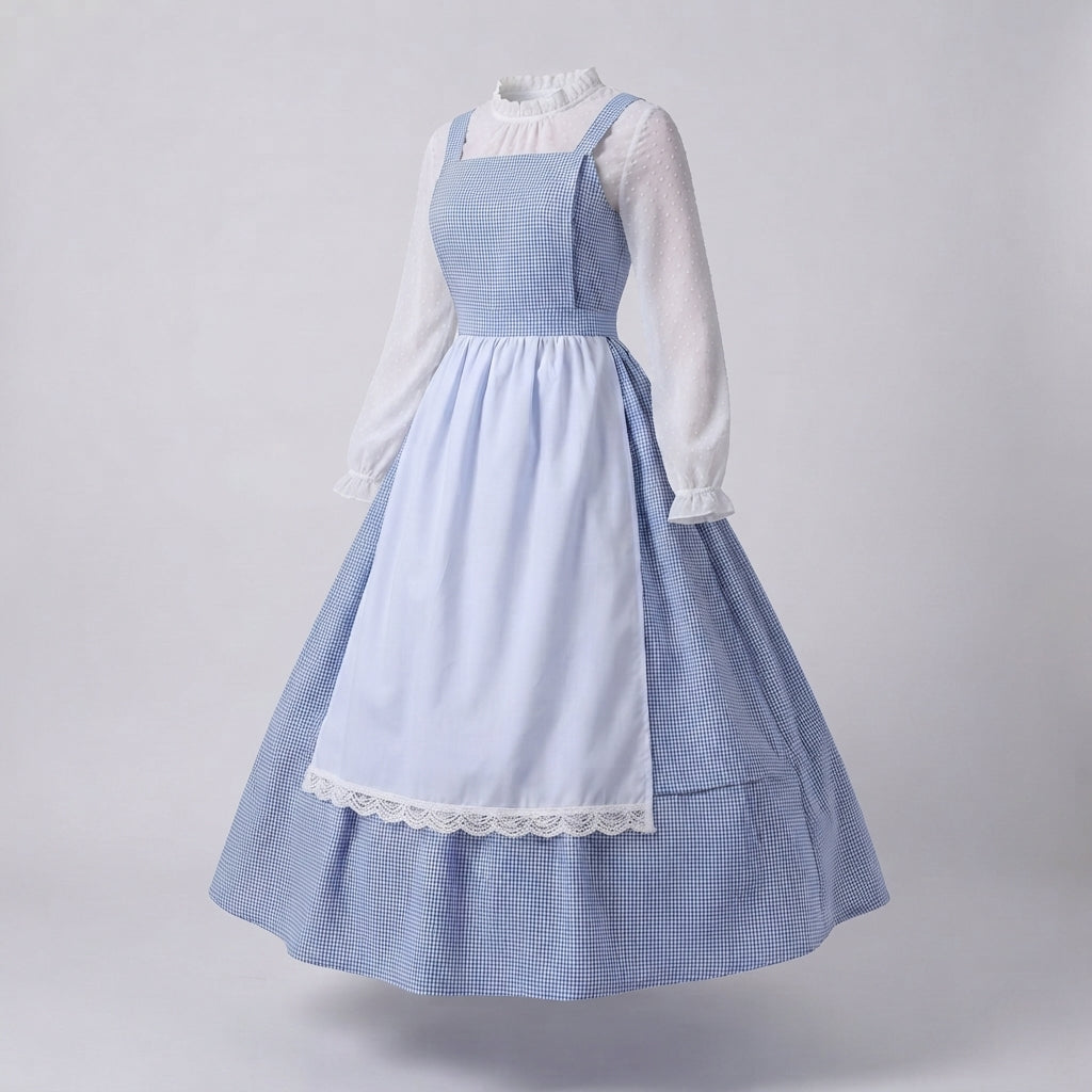 Damen Küchenschürze mit romantischen Details – Avelisse