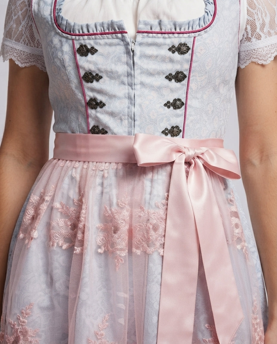 Frauen Spitze Dirndl Kleid Echo Archiv