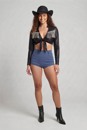 Damen Cowboy Kostüm mit Fransen Echo Archiv