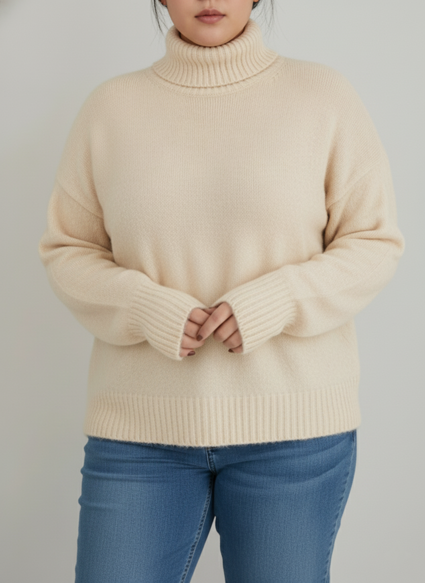 Echoarchiv | Damen Rollkragenpullover Große Größen