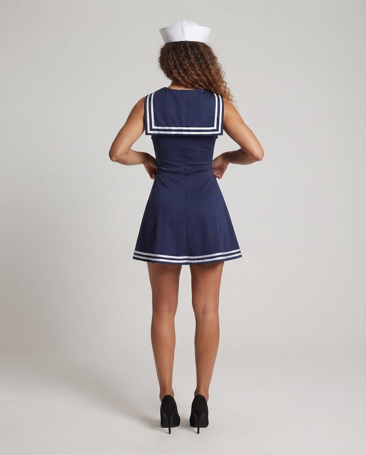 Damen Matrosen-Kleid mit eleganten Details Echo Archiv