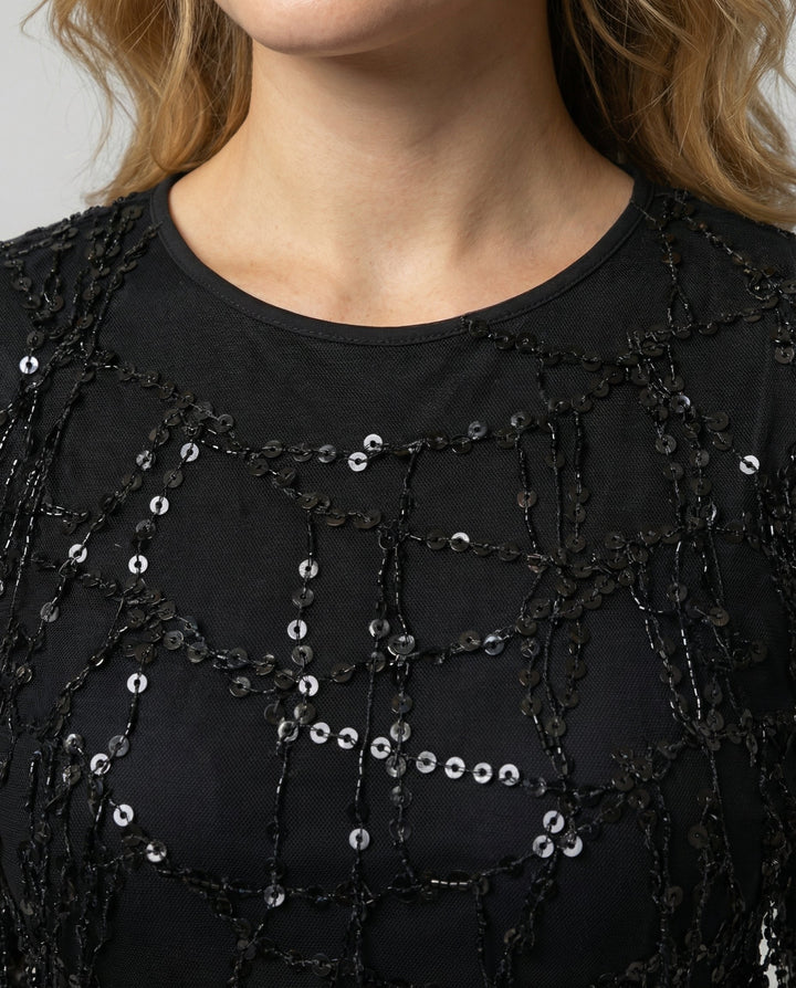 Elegantes Fransen Paillettenkleid Damen | Echoarchiv