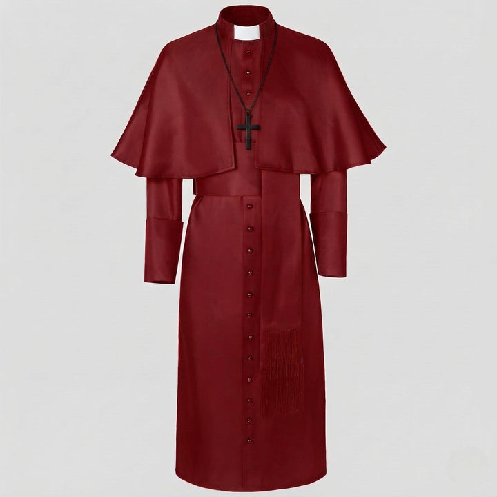 Damen Liturgisches Gewand mit eleganter Kragenpartie und stylischem Umhang Echo Archiv