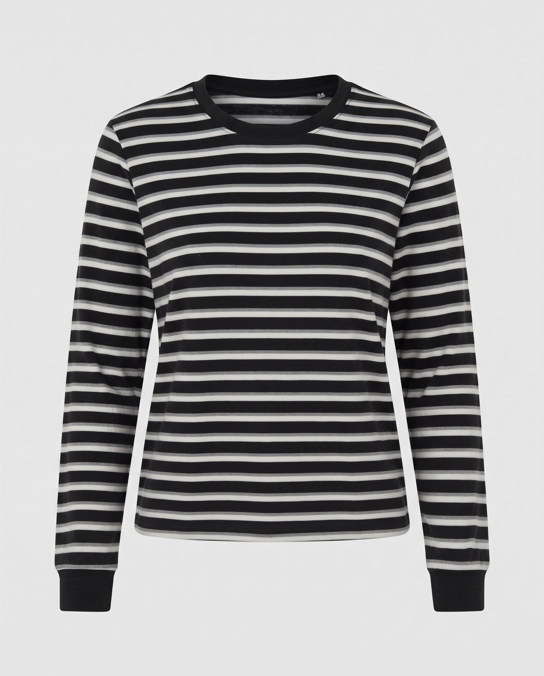 Damen Lässiger gestreifter Langarm-Pullover Echo Archiv