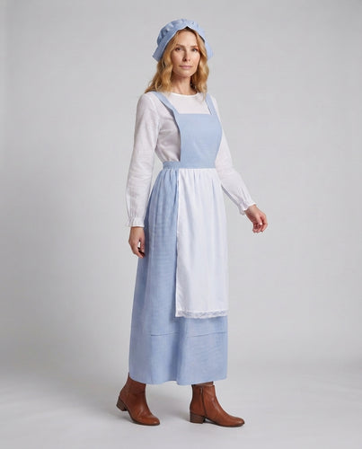 Damen traditionelles Landhauskostüm mit festlicher Schürze und Häubchen – Élara