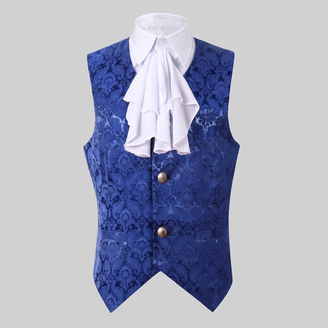 Elegantes Satin-Westen für Damen mit Rüschendetails Echo Archiv