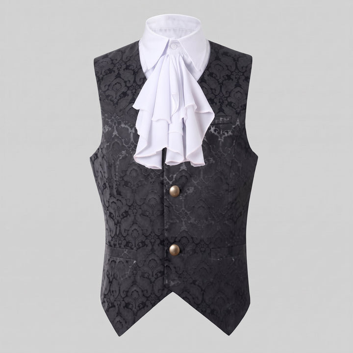 Elegantes Satin-Westen für Damen mit Rüschendetails Echo Archiv