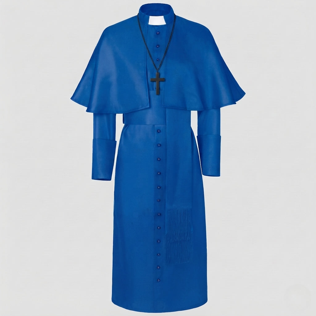 Damen Liturgisches Gewand mit eleganter Kragenpartie und stylischem Umhang Echo Archiv