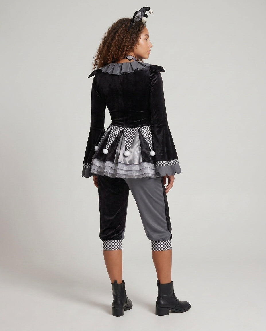 Damen Clownkostüm mit raffinierter Detailverarbeitung Echo Archiv