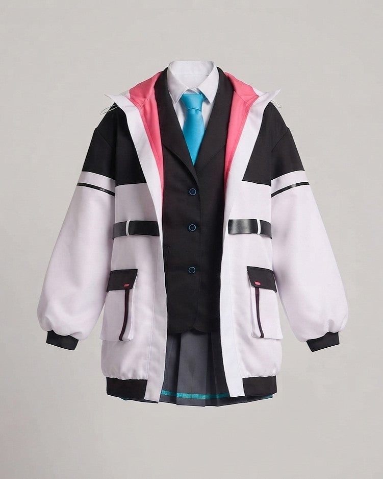 Damen Cosplay-Outfit mit modernem Anzug und stylishen Accessoires Echo Archiv