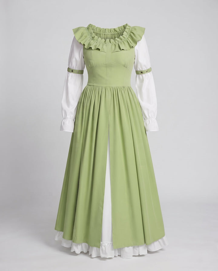 Frauen Vintage Maxi Kleid Echo Archiv