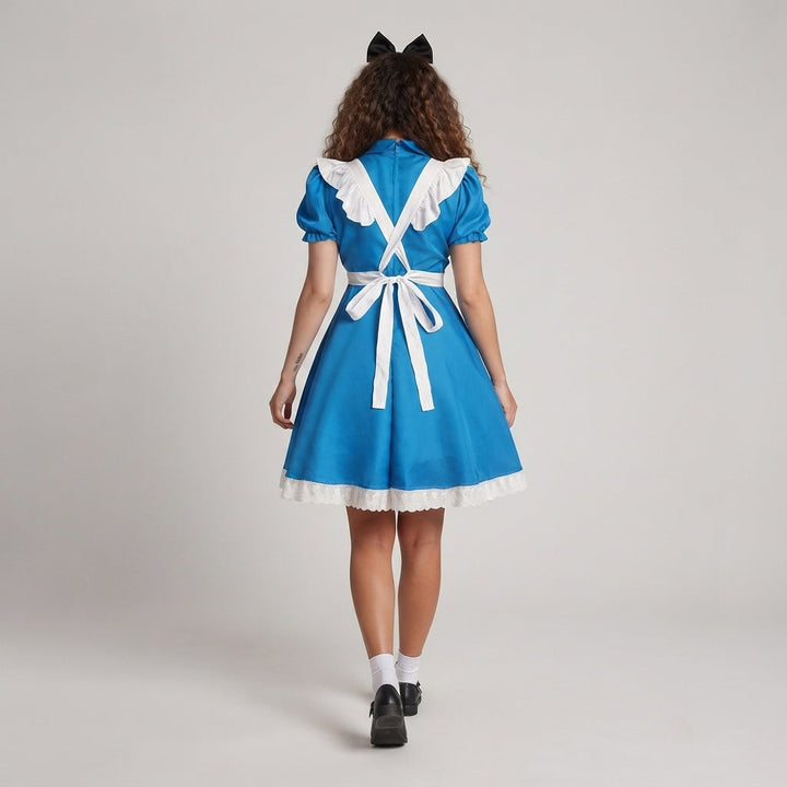 Damen Retro-Kostümkleid mit Rüschendetails Echo Archiv