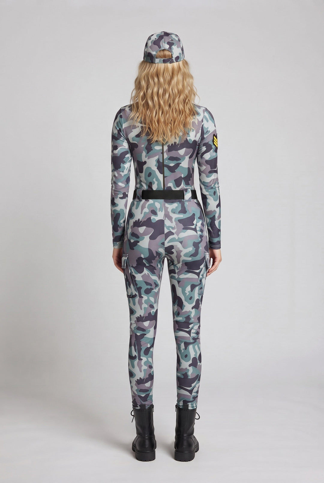 Damen Camo-Design Overall mit Reißverschluss Echo Archiv