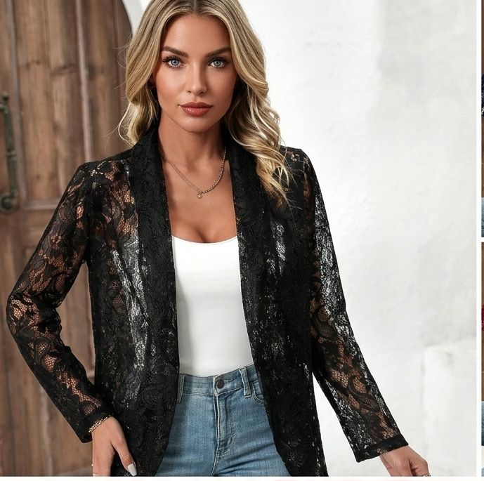 Echoarchiv | Blazer aus Spitze