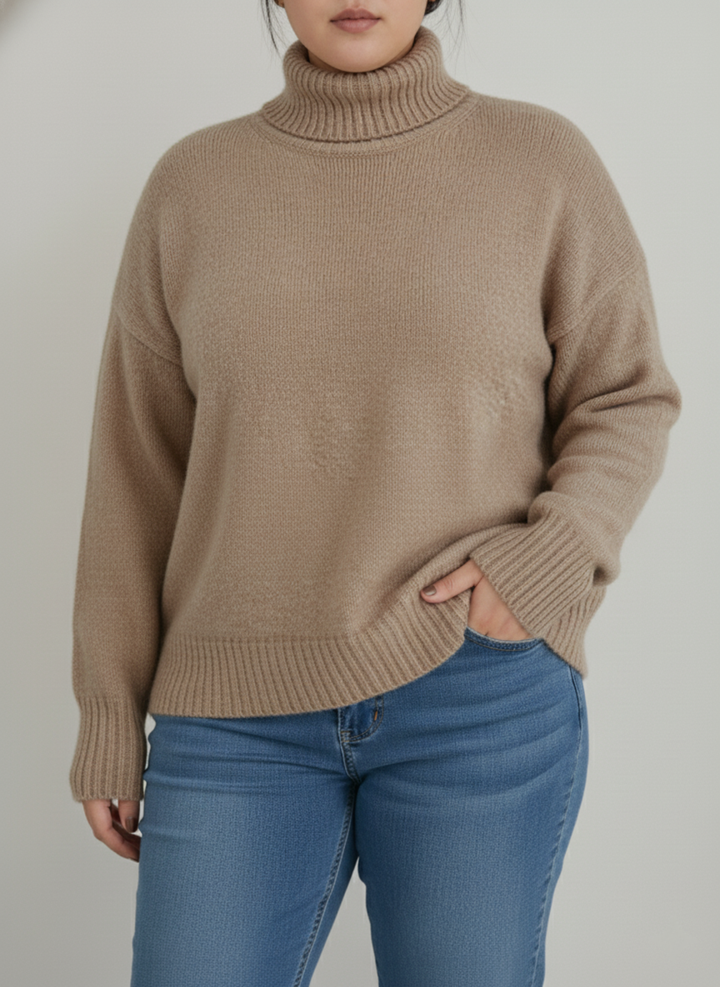Echoarchiv | Damen Rollkragenpullover Große Größen