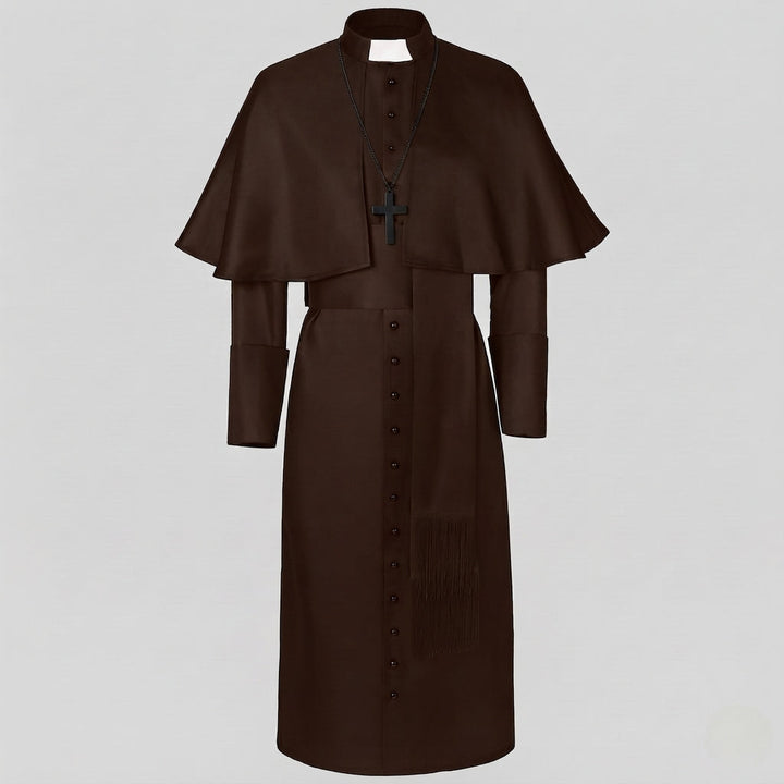 Damen Liturgisches Gewand mit eleganter Kragenpartie und stylischem Umhang Echo Archiv