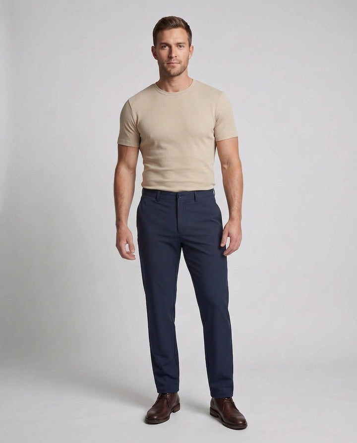 Herren Elegante und Bequeme Anzughose Echoarchiv
