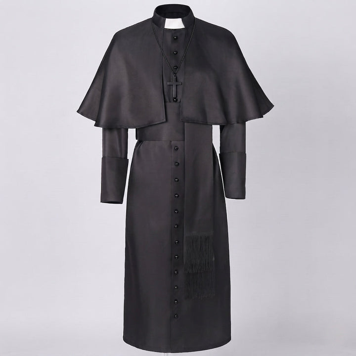 Damen Liturgisches Gewand mit eleganter Kragenpartie und stylischem Umhang Echo Archiv