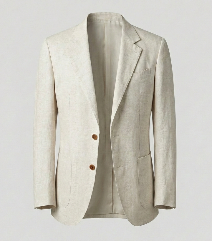 Leinenanzug Elegant Mit Anzughose Herren – Montaro