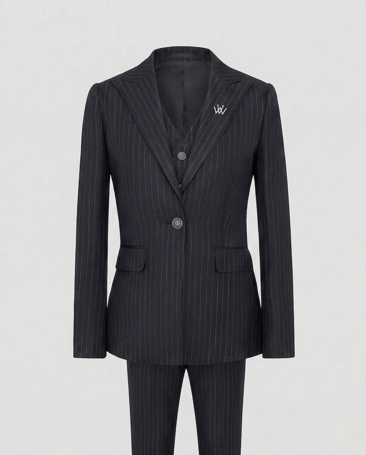 Eleganter und stilvoller Anzugjacke für Herren mit passender Hose Echoarchiv