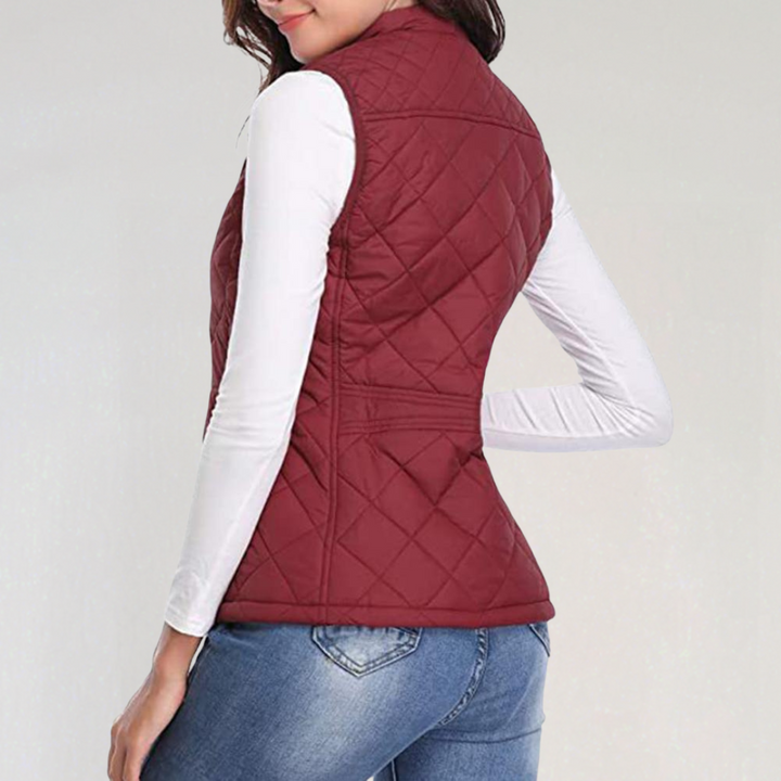 Echoarchiv | Damen Wattierte Bodywarmer mit Reißverschluss und Leichtem Design