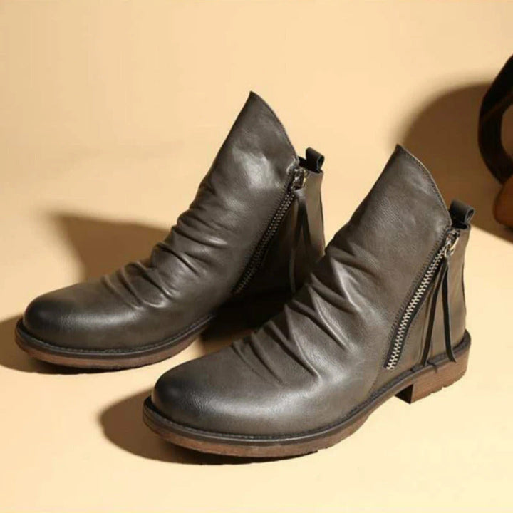 Echoarchiv - Lässige Herbst Stilvolle Stiefel mit Reißverschluss für Männer