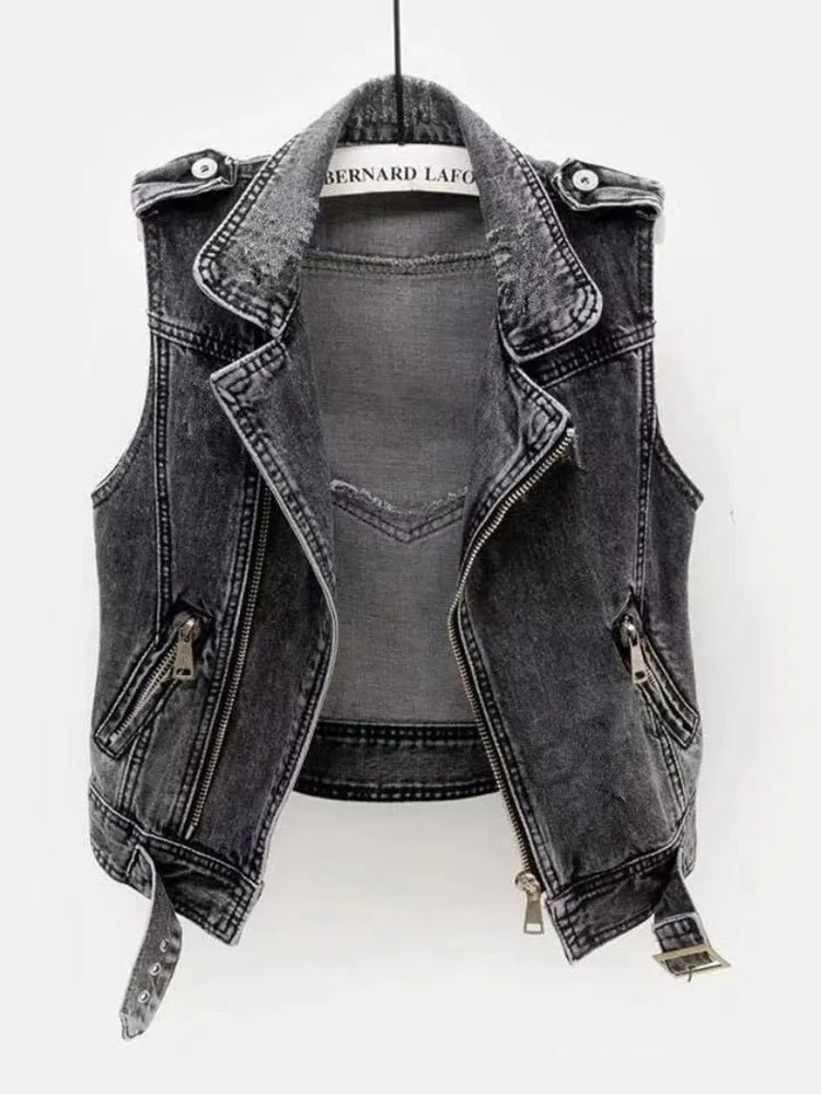 Echoarchiv | Damen Denim Weste