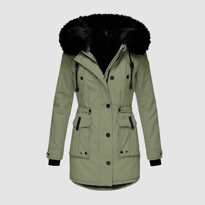 Echoarchiv | Gefütterte Wasserdichte Damen Winterjacke