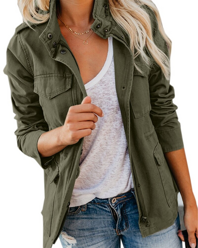 Echoarchiv | Übergangsjacke mit Taschen für Frauen