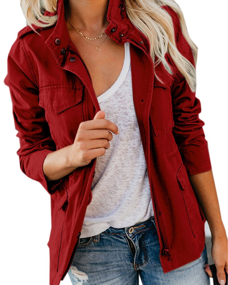 Echoarchiv | Übergangsjacke mit Taschen für Frauen