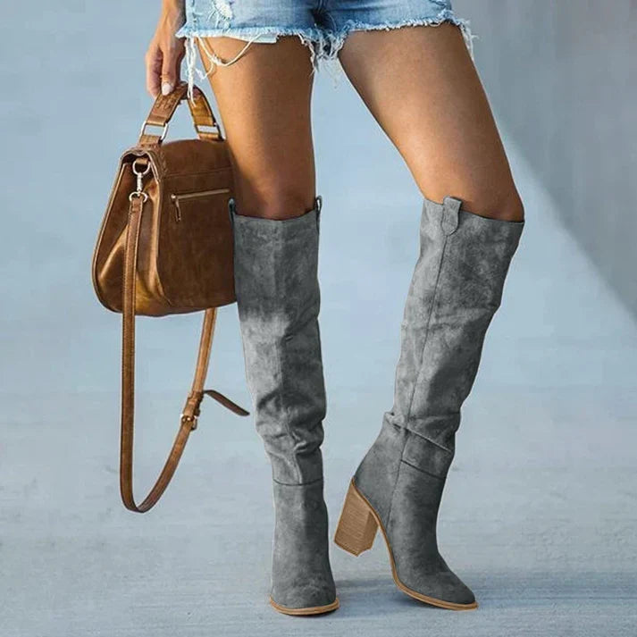 Echoarchiv | Frauen Kniefallende Stiefel