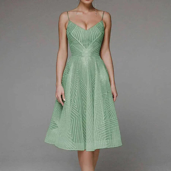 Echoarchiv | Elegantes Midi Kleid Für Anlässe Tagsüber Und Abends