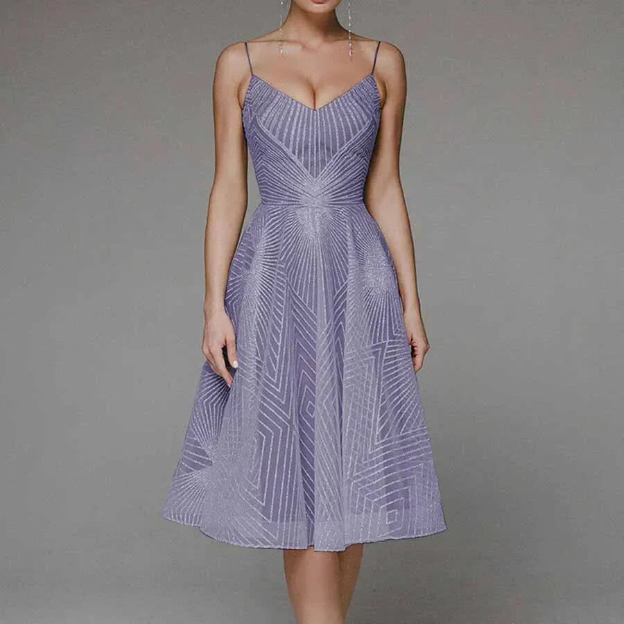 Echoarchiv | Elegantes Midi Kleid Für Anlässe Tagsüber Und Abends