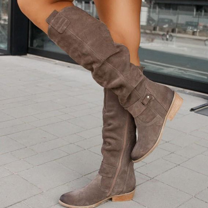 Echoarchiv | Warme Wildlederstiefel - Bequeme Winterschuhe