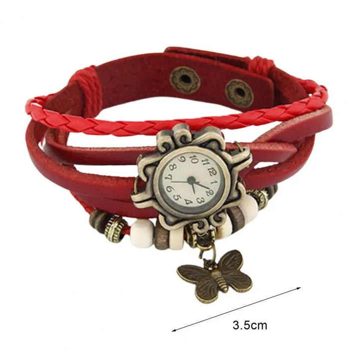 Damen-Accessoire-Uhr mit Vintage-Blumenarmband – Avelisse
