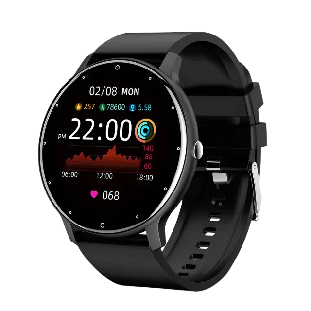 Echoarchiv | Wasserdichte Unisex Smartwatch mit Fitness Tracker und Herzfrequenzmesser