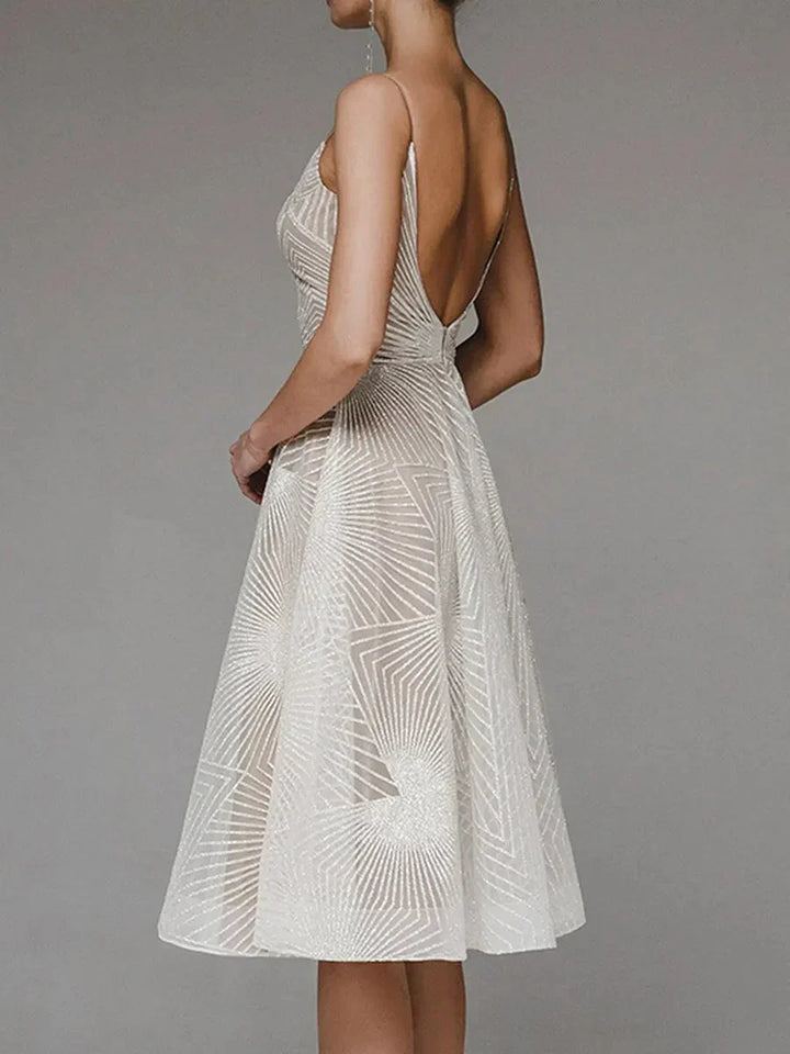 Echoarchiv | Elegantes Midi Kleid Für Anlässe Tagsüber Und Abends