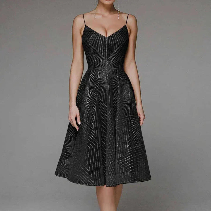 Echoarchiv | Elegantes Midi Kleid Für Anlässe Tagsüber Und Abends