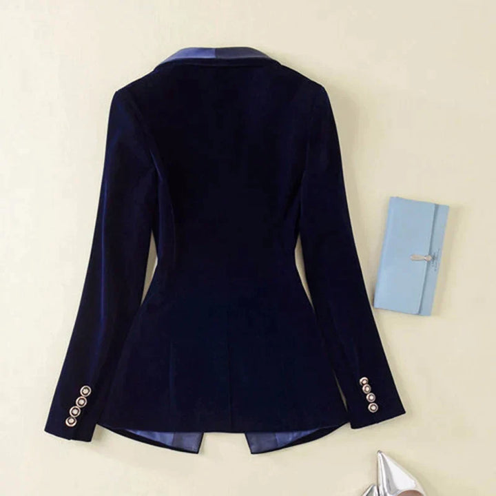 Echoarchiv | Blazer Aus Samt mit Satinaufschlägen