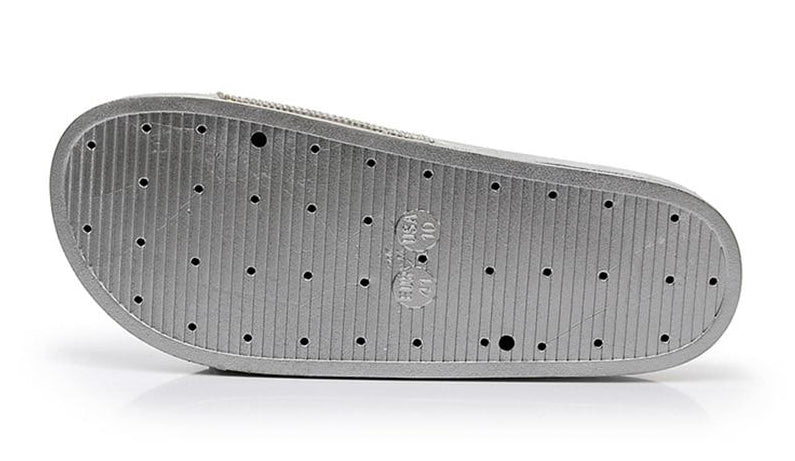 Echoarchiv | Kristall Diamant Slides mit Besatz Sandalen