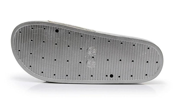 Echoarchiv | Kristall Diamant Slides mit Besatz Sandalen