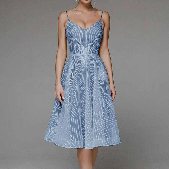 Echoarchiv | Elegantes Midi Kleid Für Anlässe Tagsüber Und Abends