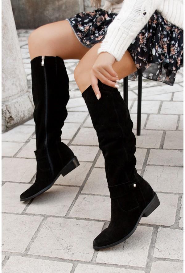 Echoarchiv | Warme Wildlederstiefel - Bequeme Winterschuhe