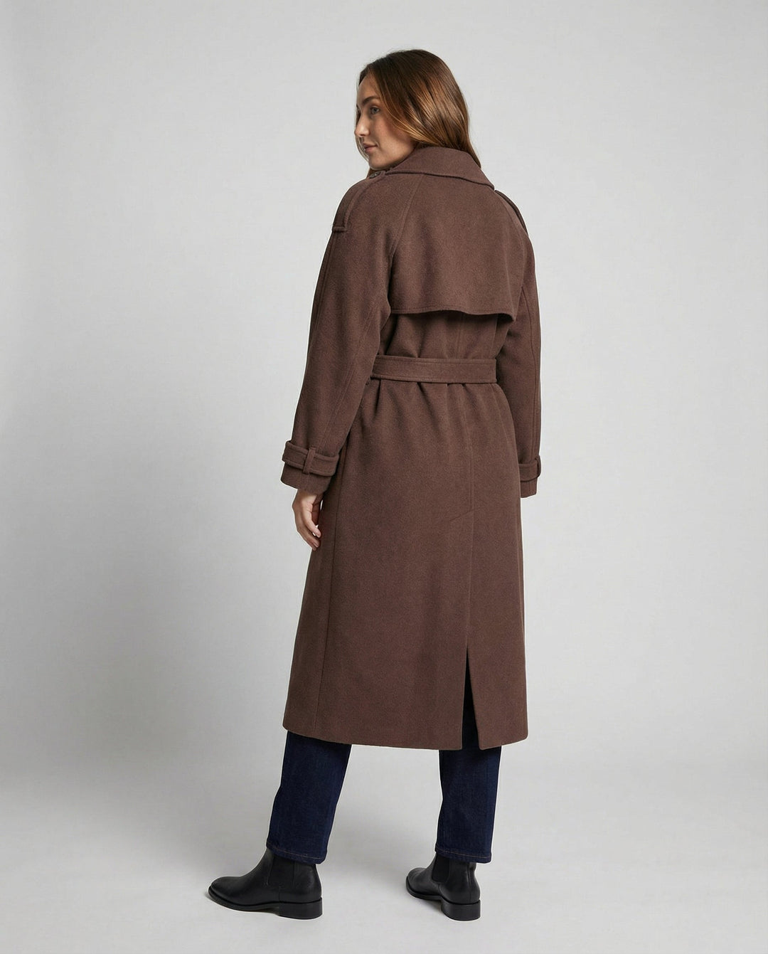Bequemer Oversized Wollmantel Damen | Echoarchiv