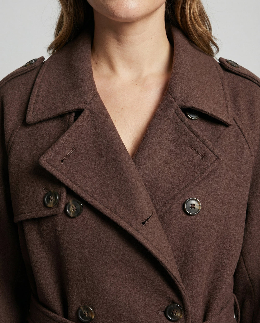 Bequemer Oversized Wollmantel Damen | Echoarchiv