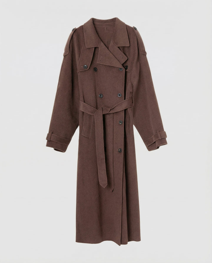Bequemer Oversized Wollmantel Damen | Echoarchiv