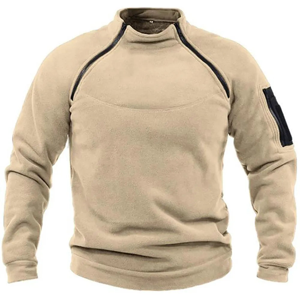 Taktischer Militär-Zipper-Sweatshirt – Marzano