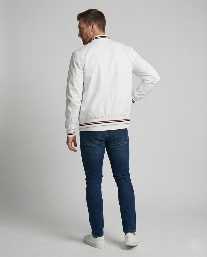 Herren Lässige Übergangsjacke mit Wasserabweisender Oberfläche & Stehkragen Echo Archiv