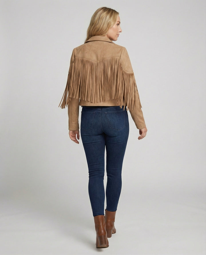 Echoarchiv | Retro Chic Jacke Mit Fransen