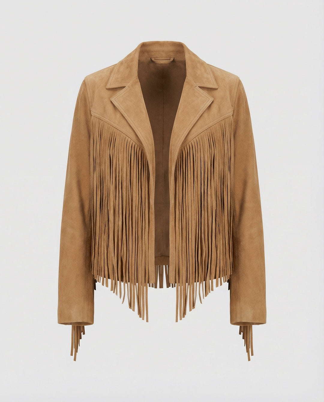 Echoarchiv | Retro Chic Jacke Mit Fransen